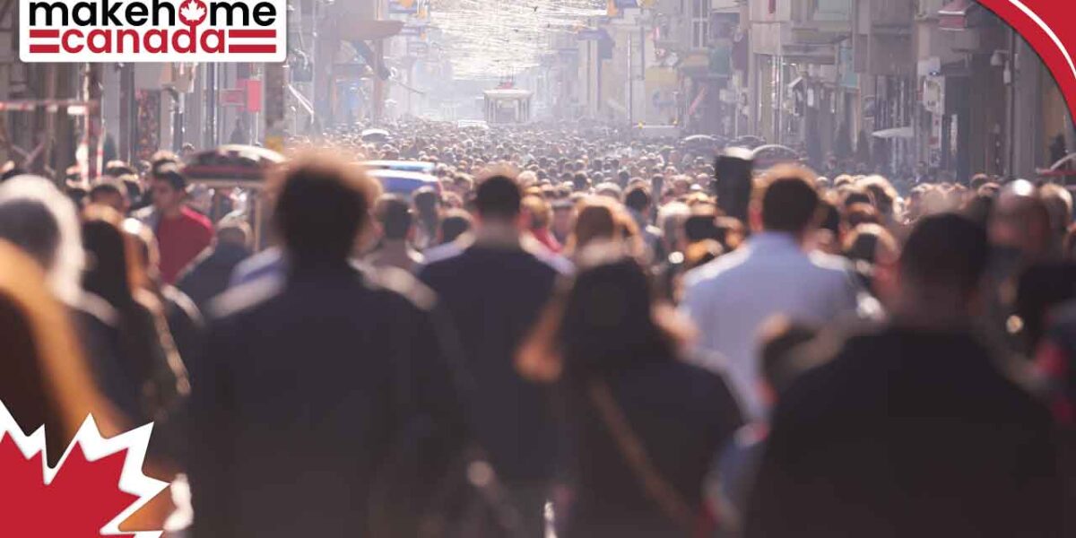 Canadian population growth rate is at its peak due to immigration